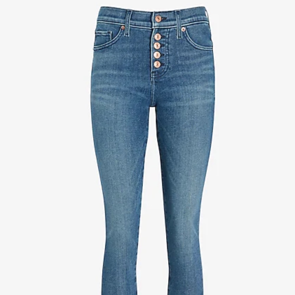 Express high rise mom jean size 12